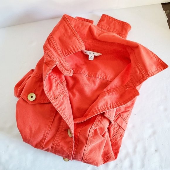 CABI Taylor Jacket Vintage Lobster Style 727 M - Picture 8 of 8